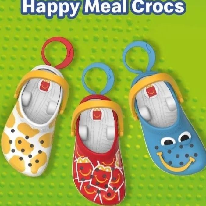 Crocs Mcdonald Happy Meal Key Chain 2024