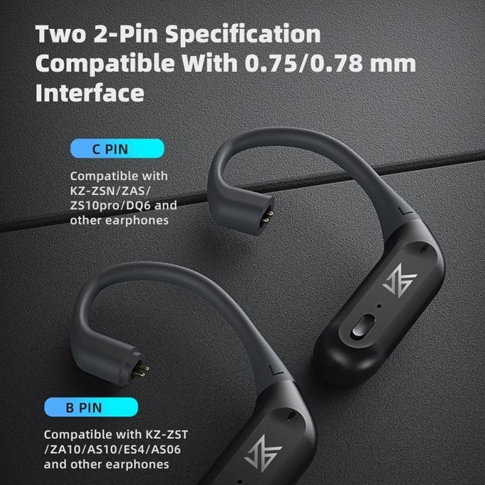 Kz Az09 Pro Knowledge Zenith Aptx Tws Earhook Hd Bluetooth Adapter