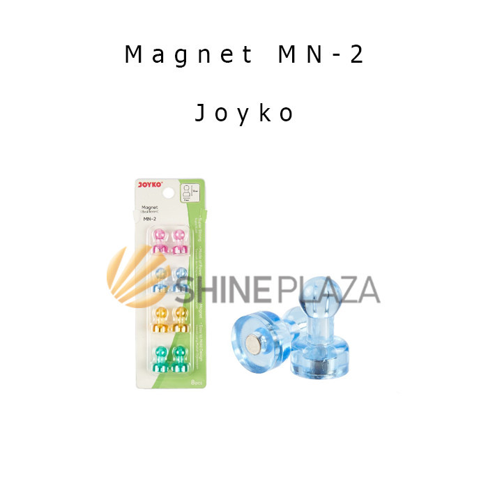 

COLOUR MAGNET WHITEBOARD JOYKO MN-2 - MAGNET KECIL KULKAS PAPAN TULIS
