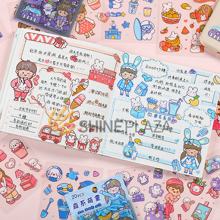 

HAVE A FUN PICNIC DIARY DECO STICKERS SET - STIKER LUCU