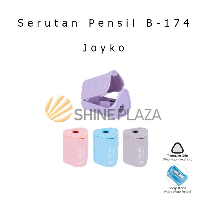 

SERUTAN RAUTAN PENSIL PASTEL JOYKO B-174 - PENCIL SHARPENER JOYKO