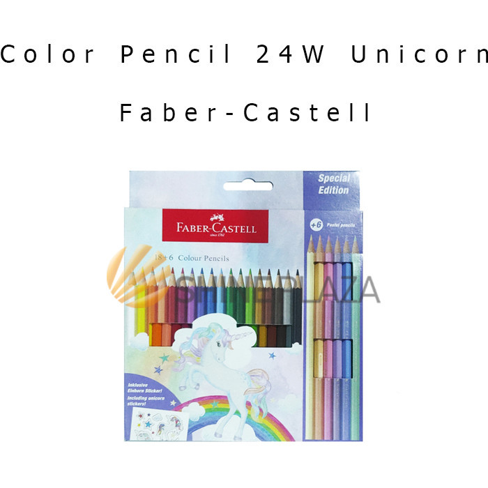 

PENSIL WARNA FABER-CASTELL 24 COLORS UNICORN SPECIAL EDITION - COLOR PENCIL 24 COLOUR
