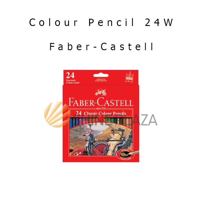 

PENSIL WARNA FABER CASTELL - 24 CLASSIC