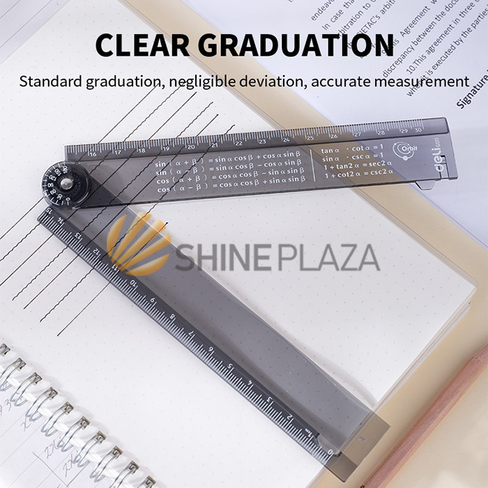

FOLDABLE RULER DELI 30CM EG01102 - PENGGARIS LIPAT TRANSPARAN 30 CM DAPAT DILIPAT