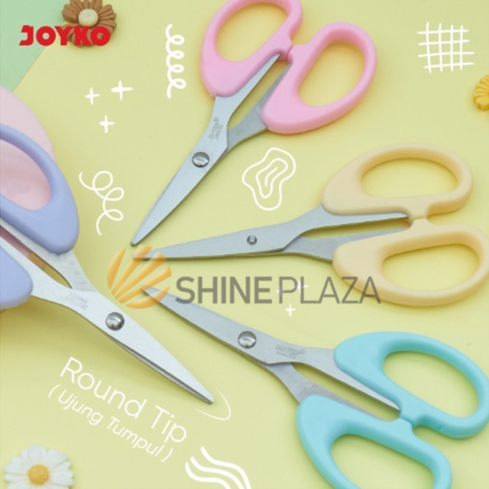 

GUNTING KECIL STAINLESS KUAT TAJAM JOYKO SC-828PTL - STAINLESS SCISSORS PASTEL COLOR SC-828