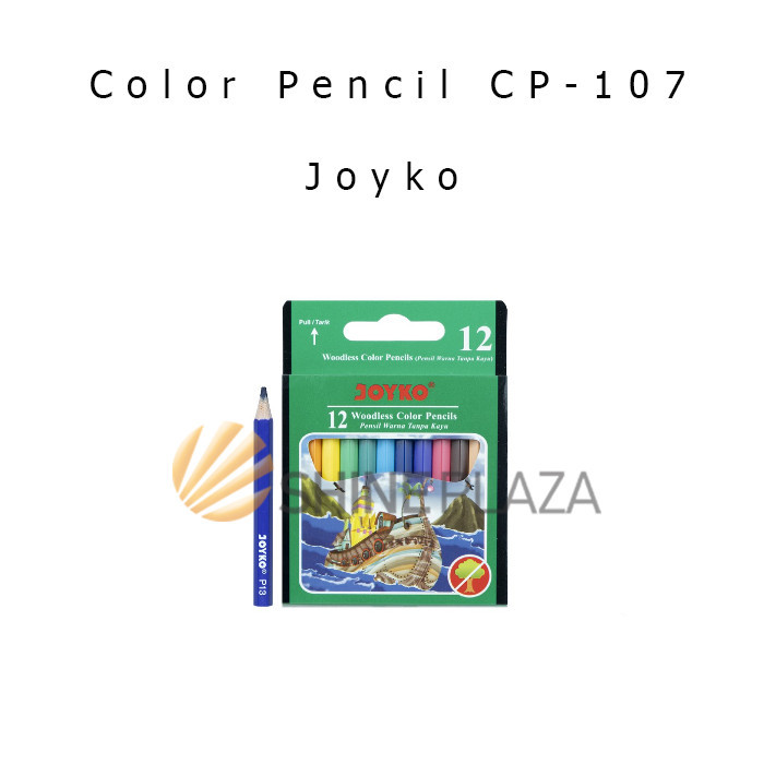

PENSIL WARNA JOYKO 12 WARNA - MINI COLOR PENCIL JOYKO 12 COLORS CP-107