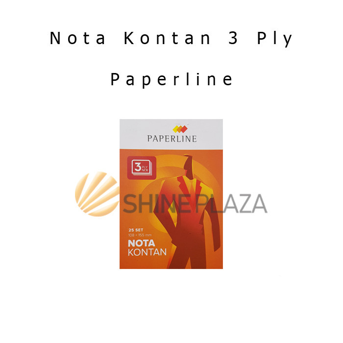 

BUKU NOTA KONTAN PAPERLINE 3 PLY KECIL - NOTA PAPERLINE KECIL 3 PLY