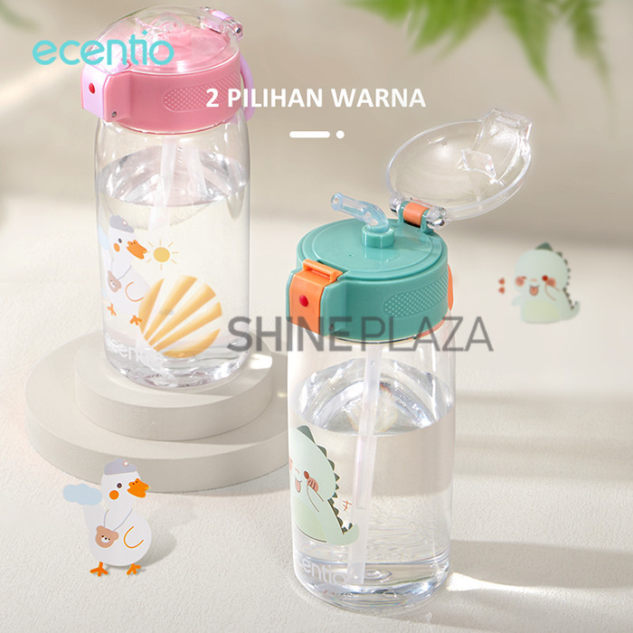 

BOTOL MINUM PLASTIK ANAK ECENTIO 500ML - TEMPAT AIR MINUMAN ANAK DRINKING BOTTLE MUDAH DIBAWA 500 ML