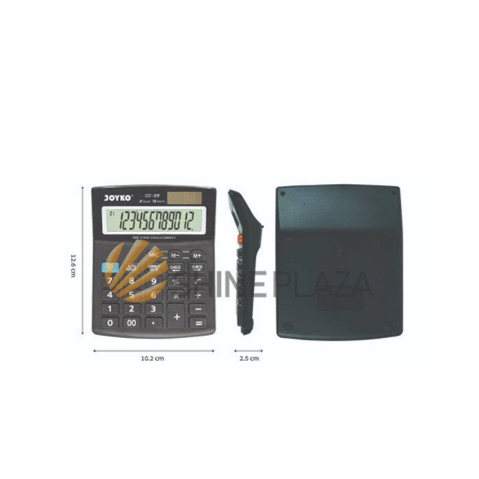

CALCULATOR PASAR JOYKO CC-39 - KALKULATOR 12 DIGITS CHECK CORRECT