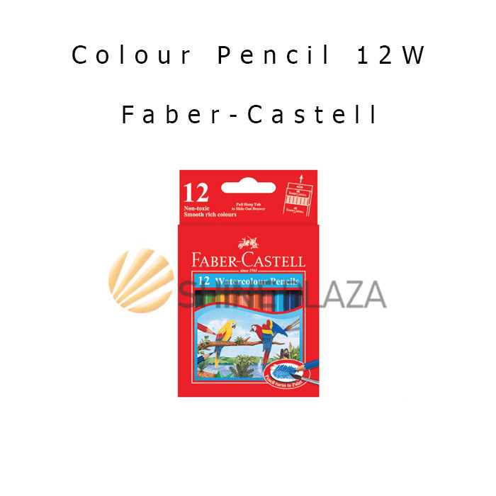 

PENSIL WARNA FABER CASTELL - 12 WATER COLOUR PENDEK