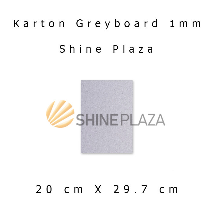 

KARTON GREYBOARD 1MM A4 - GREY BOARD ABU 1 MM - BAHAN MAKET