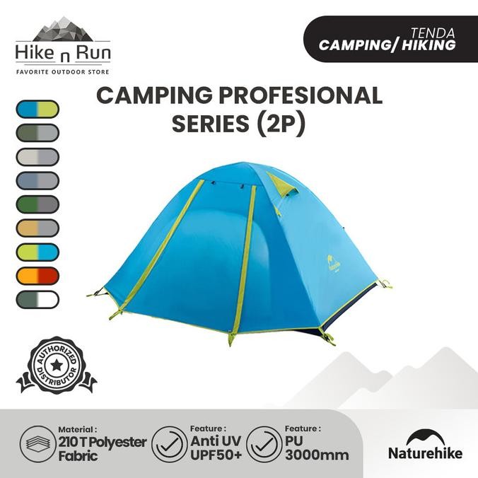 Tenda Naturehike P Series 2P Nh18Z022-P Camping Tent