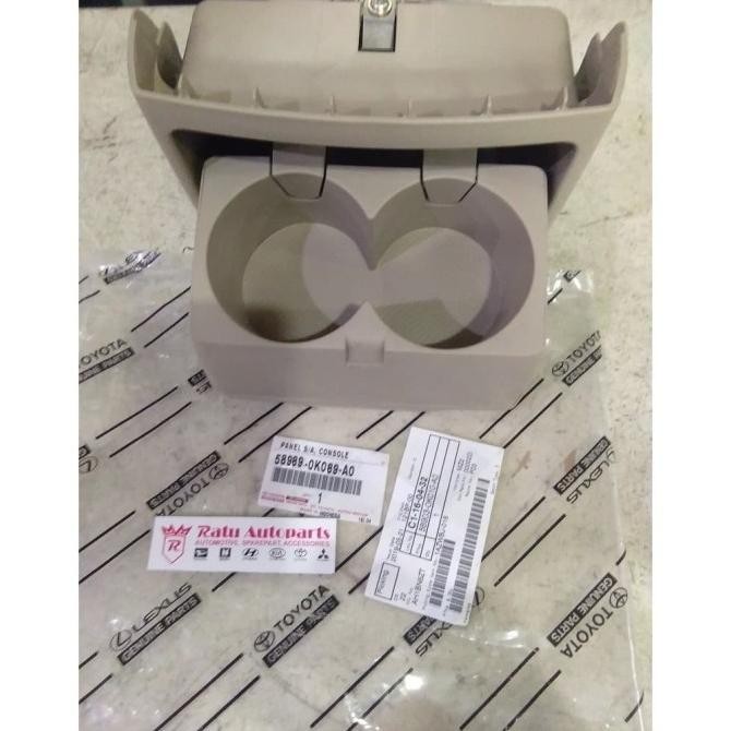 PANEL CONSOLE BOX BELAKANG TEMPAT GELAS TOYOTA FORTUNER INNOVA LAMA bestt