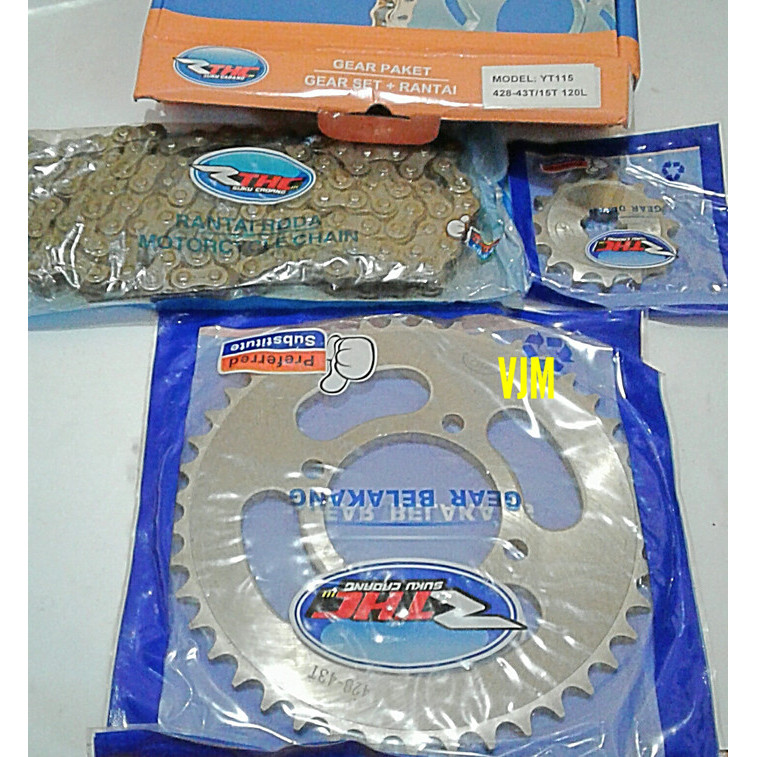 Gear Gir Paket Gir Set Yamaha Yt110 Istimewa  Kualitas Bahan Bagus Barang Langka