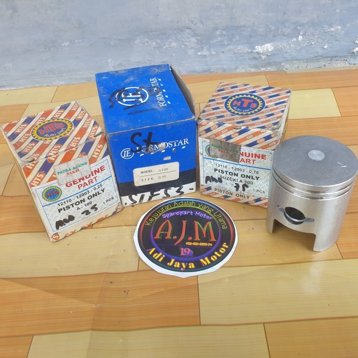 Piston Seher Suzuki A100 Tebal Os Oversize 25 50 75 Barang Langka