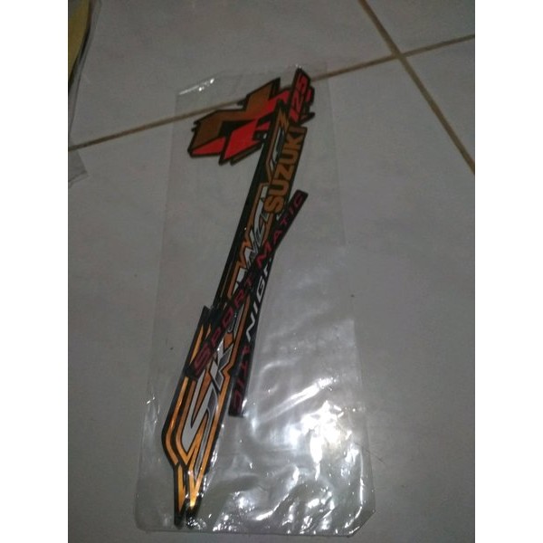 Stiker Stripping Striping Motor Suzuki Skywave Nr Night Rider Barang Langka