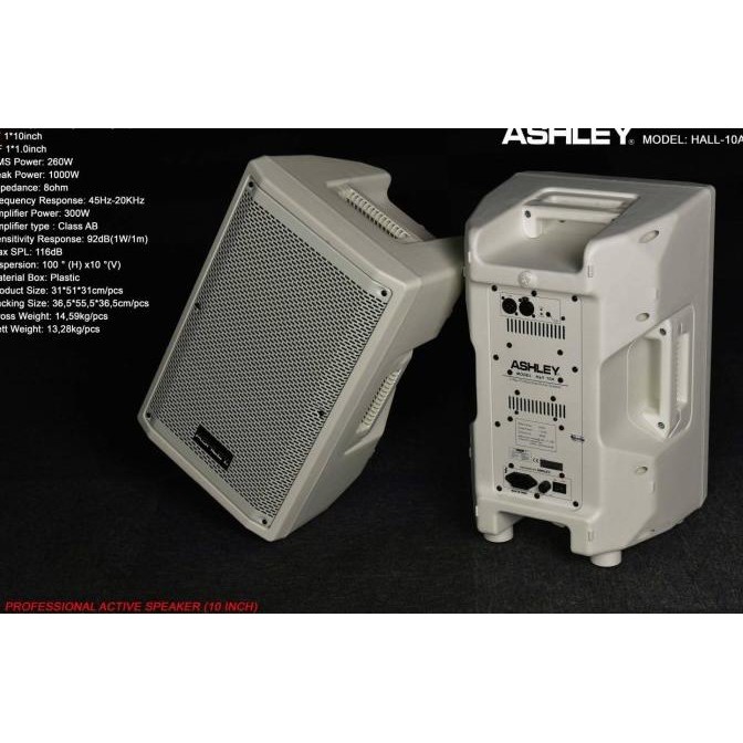 speaker aktif ashley hall 10a hall10a hall 10 a original
