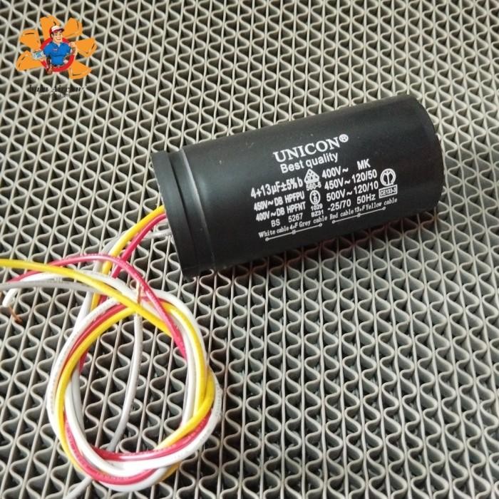 KAPASITOR MESIN CUCI SHARP 11+3 UF CAPASITOR MESIN CUCI SHARP