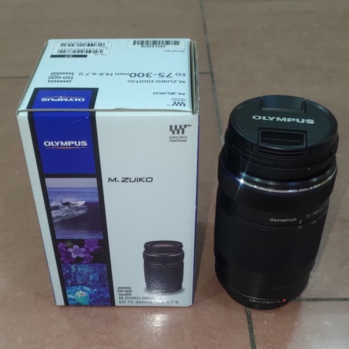 Lensa Olympus M Zuiko ED 75-300mm F/4.8-6.7 II New