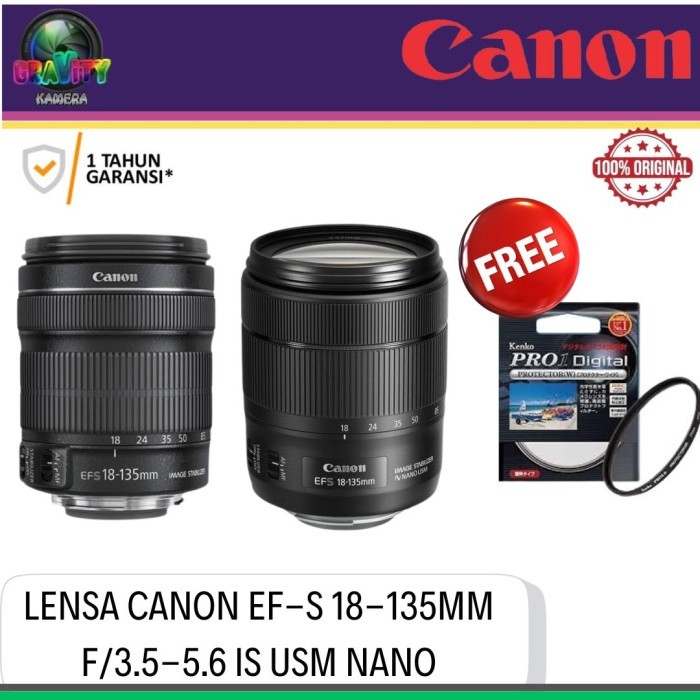 PROMO lensa canon 18 135mm nano usm