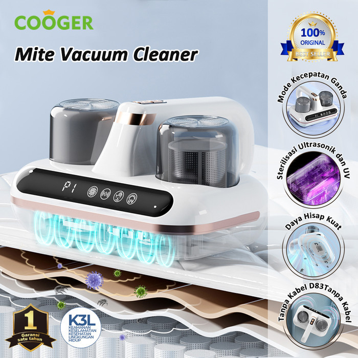 COOGER Vacuum Cleaner Alat Pembersih Pengendali Tungau Kasur Vacuum