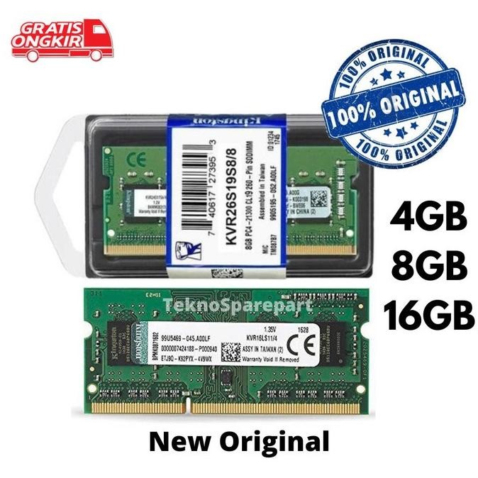 RAM 16GB 8GB 4GB Laptop HP Pavillion Gaming 15 DK1064TX New Original