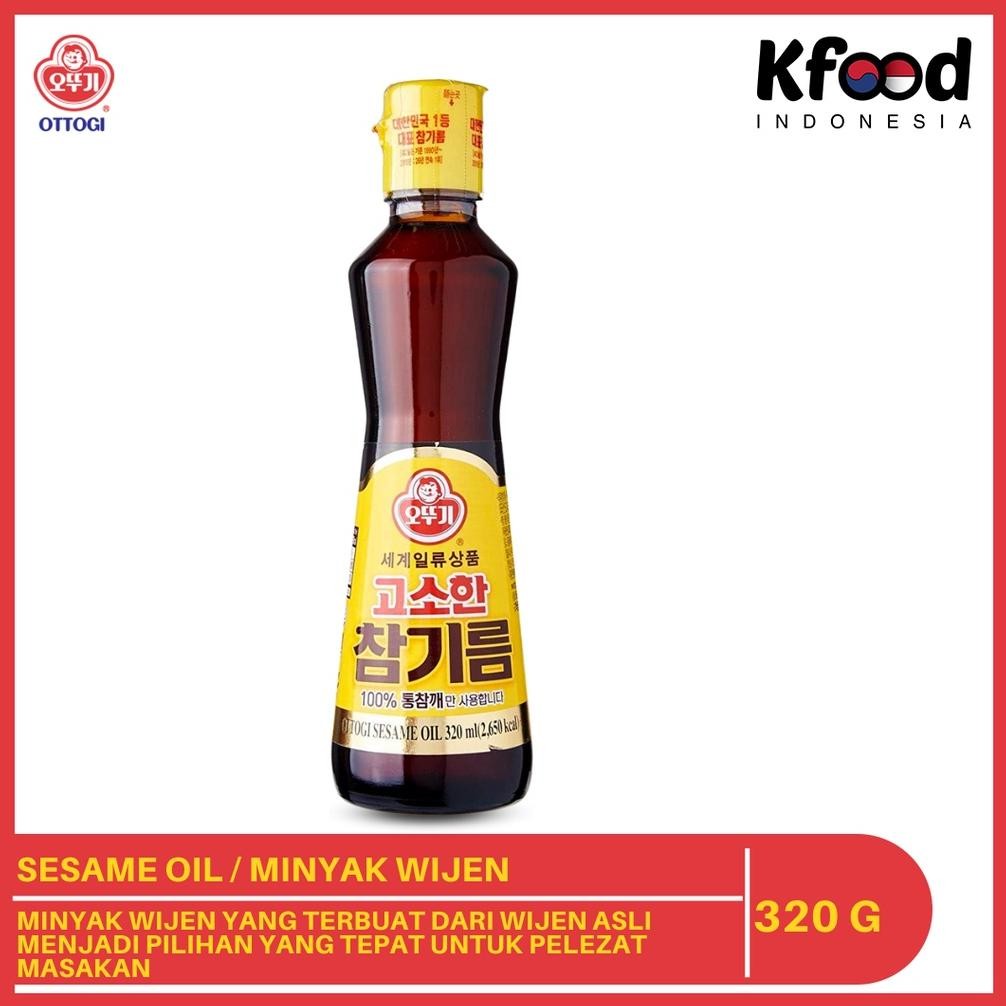 

Ottogi Sesame Oil 320ml Minyak Wijen Korea
