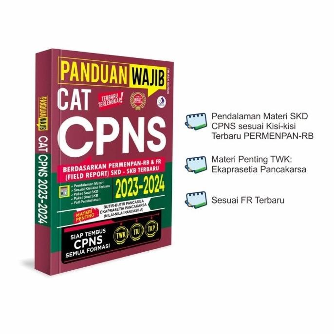 

Terlaris [Ki] Buku Panduan Wajib Cat Cpns 2023-2024 Ready Stok