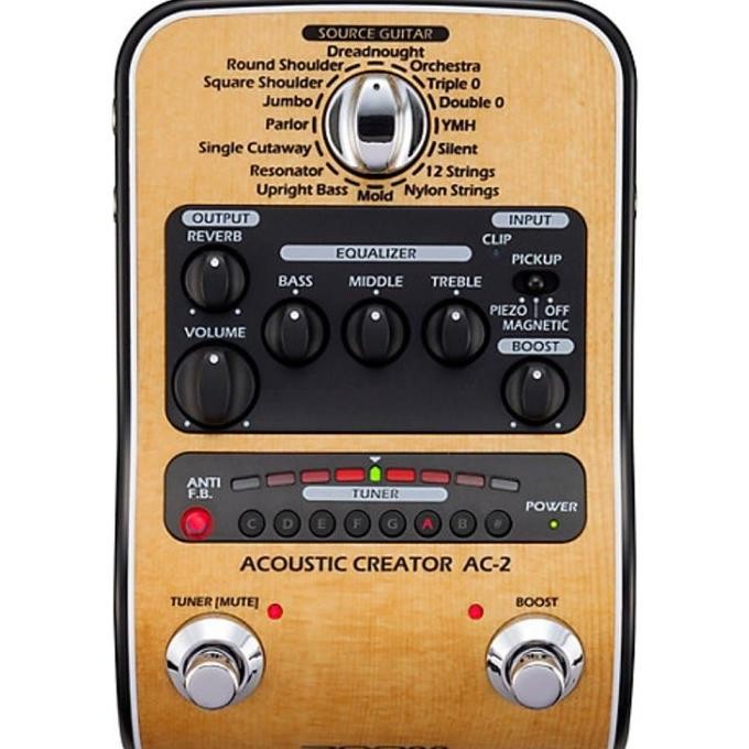 Zoom AC-2 Acoustic Creator AC2 Efek Gitar Akustik Zoom Efek Gitar pn