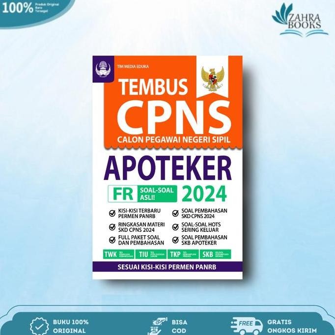 

Terlaris Buku Tebus Tes Cpns Apoteker 2024 - Media Eduka Ready Stok