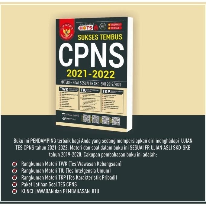 

Terlaris Ready Stok !!! Buku Sukses Tembus Cpns 2021-2022 / Graha Publika Ready Stok