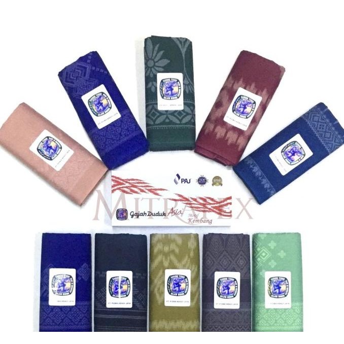 Sarung Gajah Duduk Asia Kembang (Grosir)