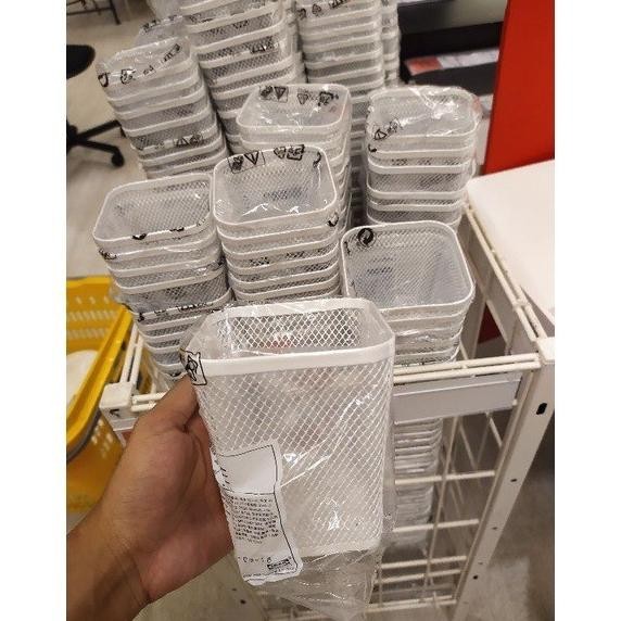 

Produk Baru!! WMO IK94880 Tempat pulpen putih bahan baja uk 11x10x10cm