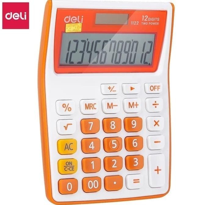 

tu-67 KALKULATOR 12 DIGIT KECIL POKET PORTABLE CALCULATOR DELI 1122 WARNA Murah