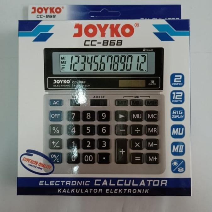 

sr-32 Kalkulator Joyko CC 868 / calculator joyko Termurah