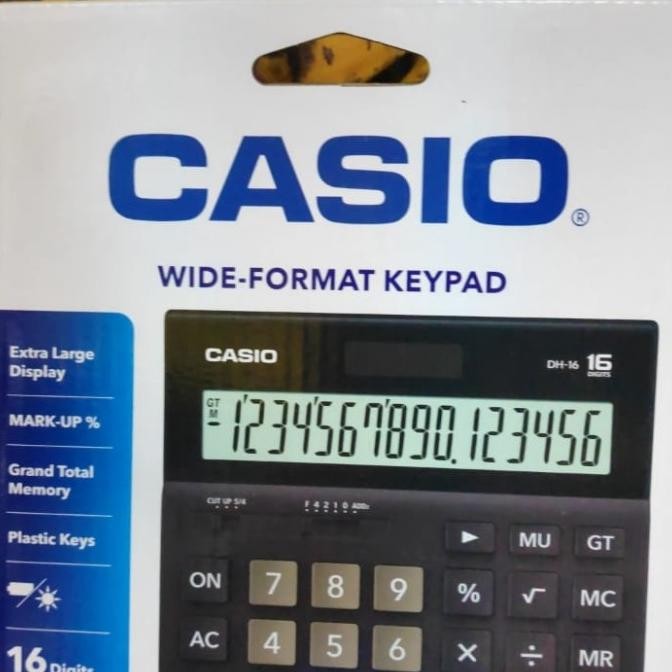 

gfd-6 Kalkulator CASIO DH-20-BK (12 Digit) 100% ORIGINAL GUARANTEED Premium