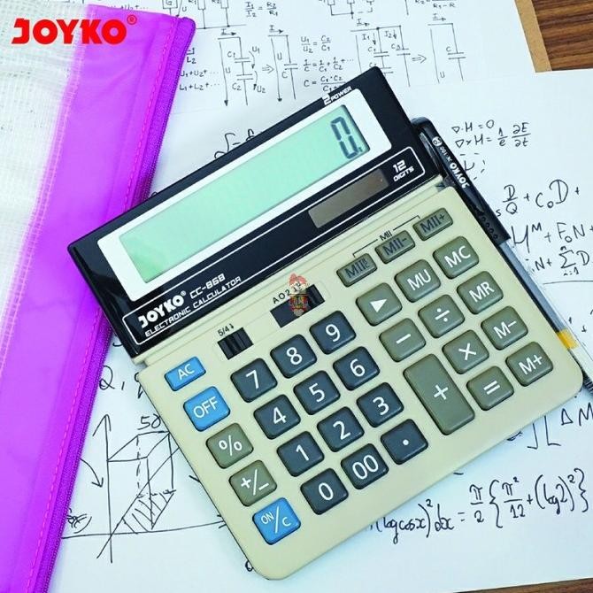 

rd-67 Calculator Kalkulator Joyko CC-868 12 Digits Berkualitas
