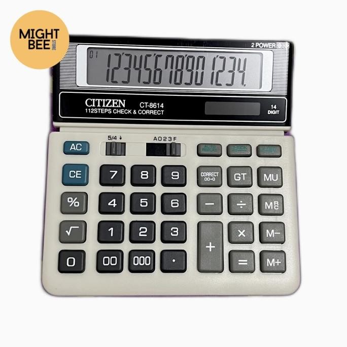 

Eh76 Kalkulator Citizen CT 8614 - Kalkulator Dagang - Kalkulator 14 Digit Hemat