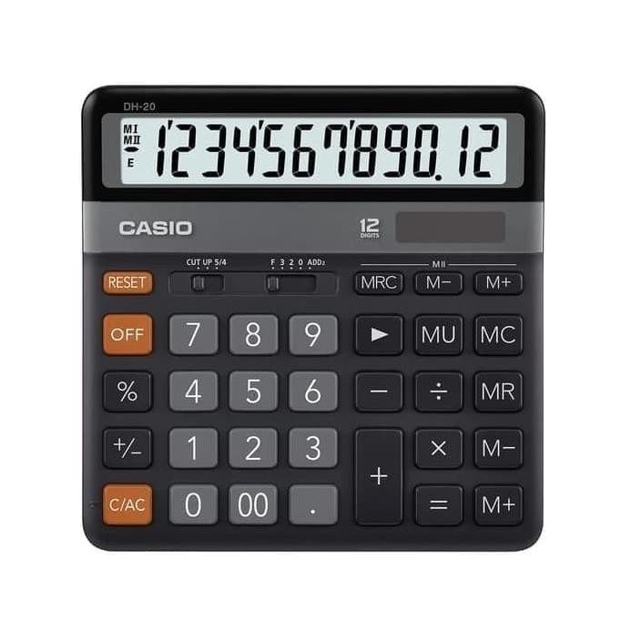 

fb-43 KALKULATOR MEJA CASIO DH20 - DESKTOP CALCULATOR DH-20 Hemat