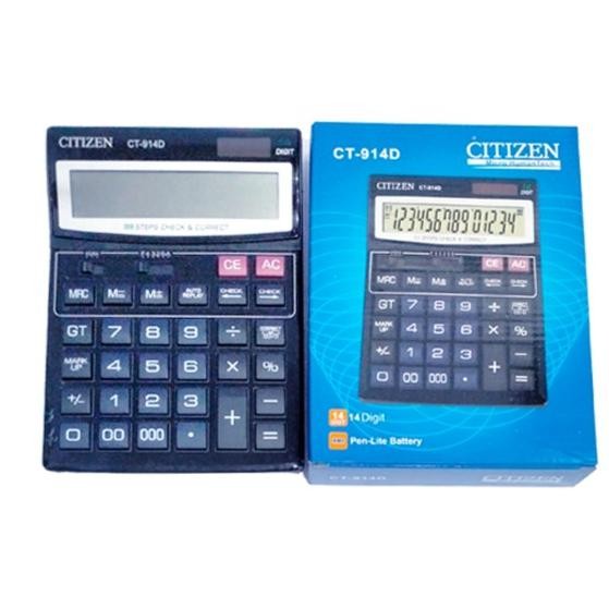

Promo! KALKULATOR CITIZEN CT-914 D ( 14 DIGIT / CHECK & CORRECT ) BESAR Murah