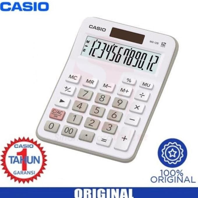 

Paling Laris! Kalkulator Casio MX 12B 12 Digit - White Sale