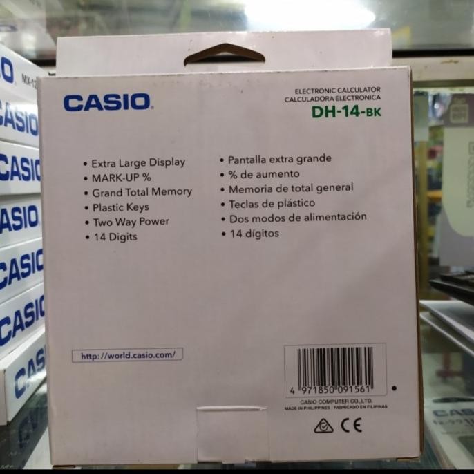 

ty-35 KALKULATOR CASIO DH-14 ORIGINAL Hemat