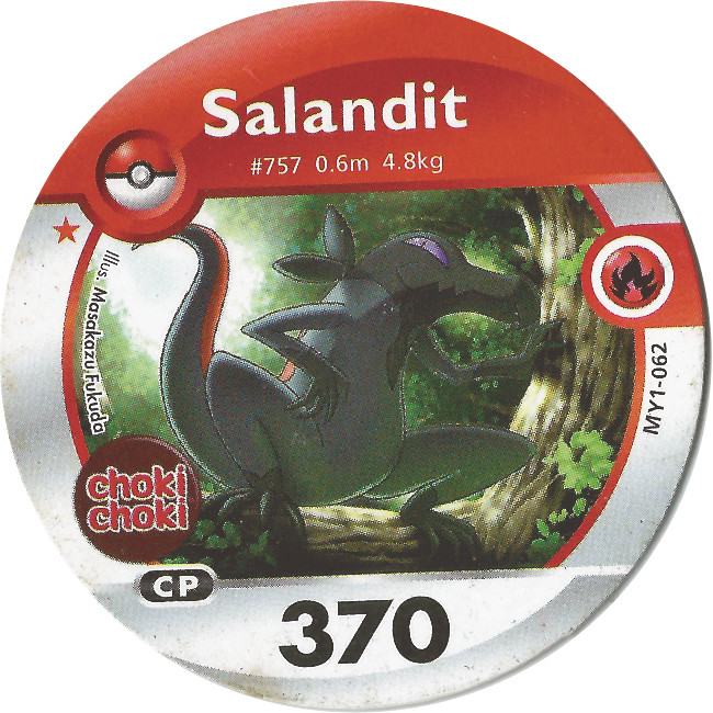 Kartu Pokemon Medalion Choki Choki Salandit