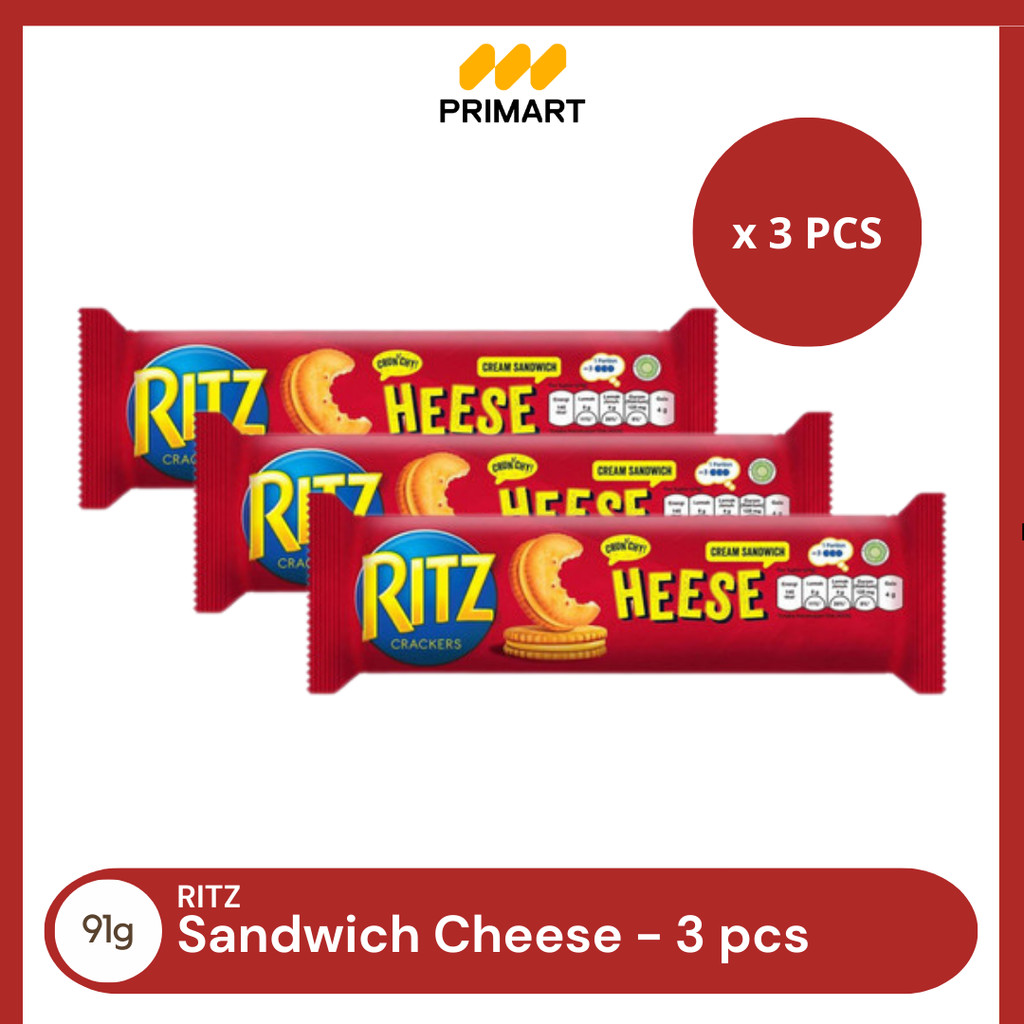 

Ritz Sandwich Cheese Biskuit 91gr - 3 PCS