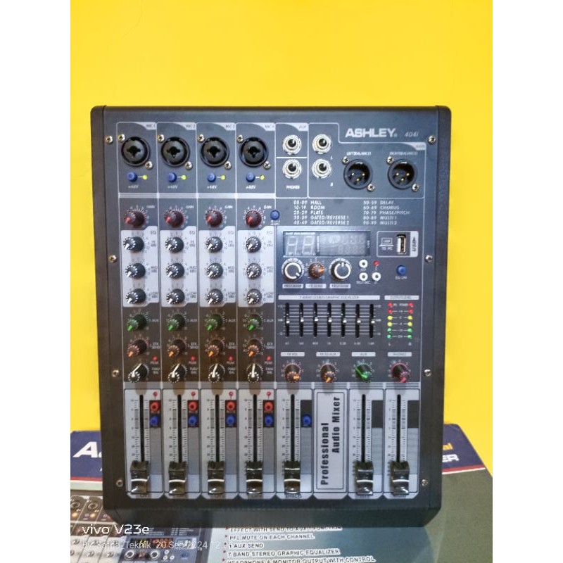 Mixer Ashley 404i / Mixer Audio Ashley 404i / 404 4 channel Full, USB, Bluetooth