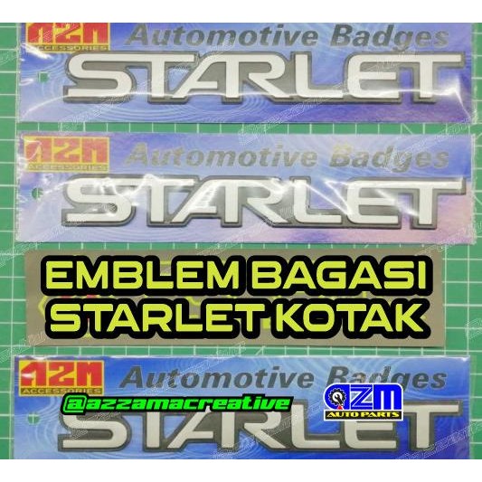 Emblem Toyota Starlet Kotak