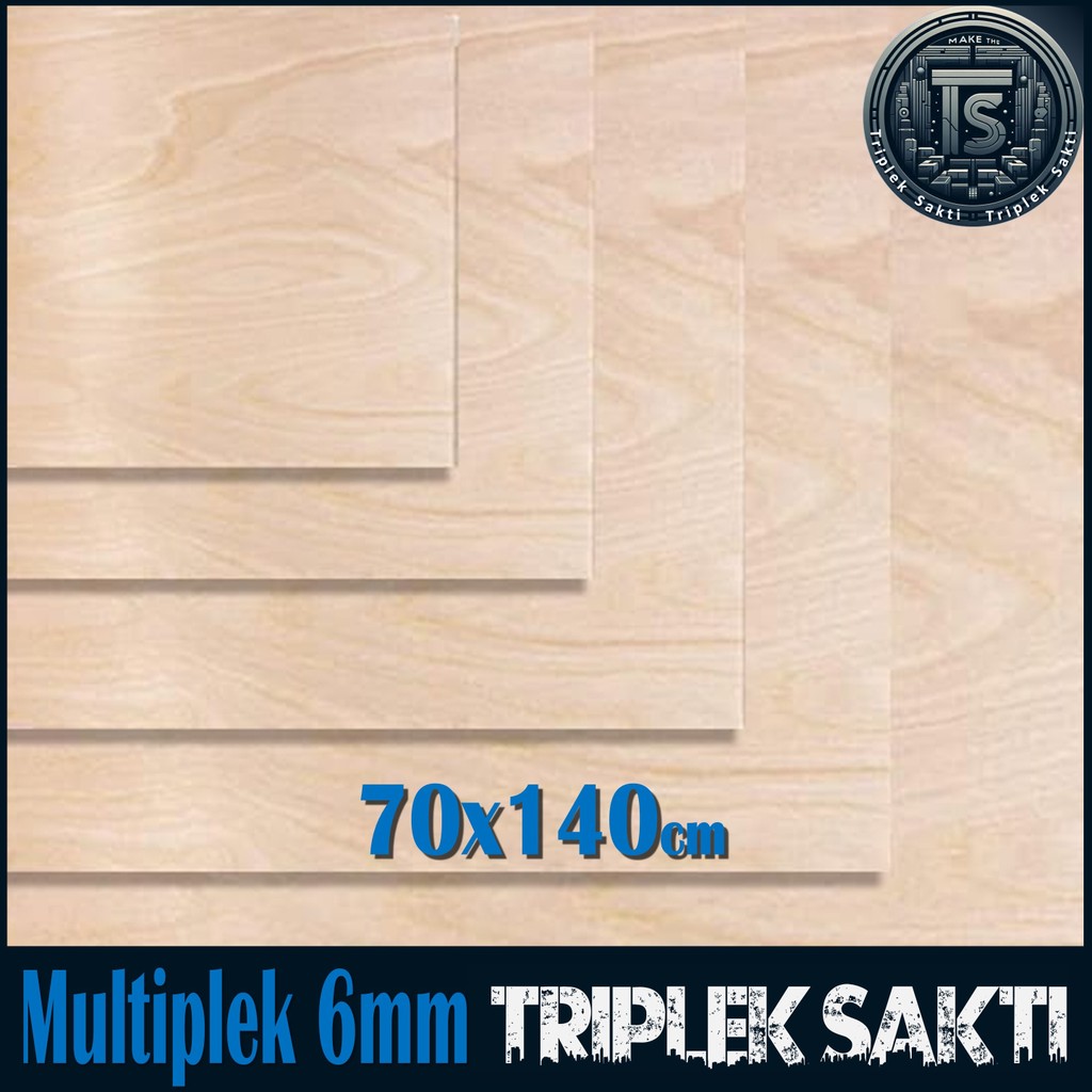 Multiplek Triplek 6mm 70x140 cm ( 6 mm | 70x140cm | 140x70cm | 140x70 | 70 x 140 cm )