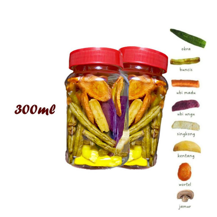 

TERBATAS Crunchy Veggie Snack Keripik Sayur Buah Krispi Cemilan Diet Snack Diet