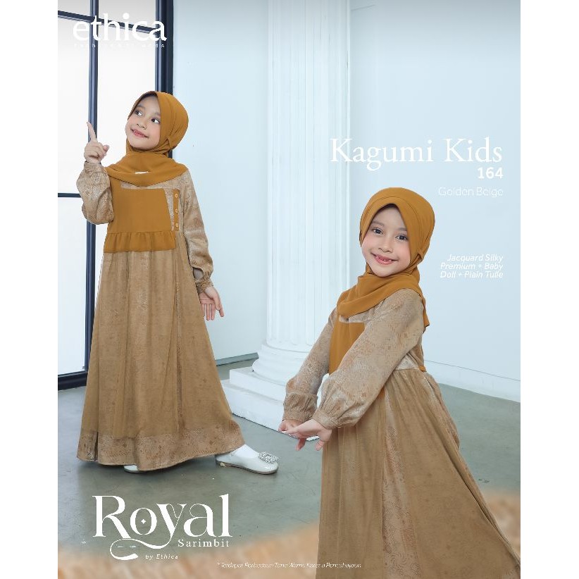 GAMIS ANAK ETHICA KAGUMI KIDS 164 | Model Gamis Anak Trendy | Gamis Anak Terbaru 2025