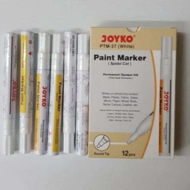 Spidol Paint Marker Joyko Putih Permanen